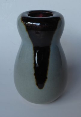 膳所瓢形掛花入